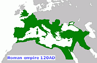 Roman empire at 120 AD